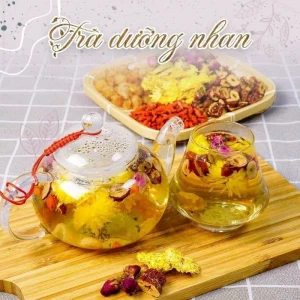 Trà dưỡng nhan uống vào giúp đẹp da hơn trẻ hơn